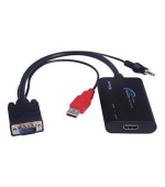 PremiumCord VGA+audio elektronický konvertor na rozhraní HDMI