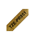 Brother - TZe-PR851 exklusivní, zlatá/černá, 24mm