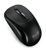 Genius NX-7123 Myš, bezdrátová, optická, 1200DPI, 4 tlačítka, Copilot, 2,4GHz, USB-A, 1× AA baterie, černá