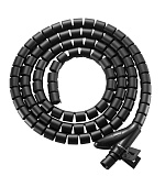 EVOLVEO CableHold, organizér kabelů, 2,5 m x 2 cm, samosvorný, černý