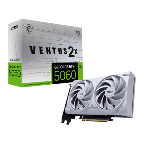 MSI GeForce RTX 5060 VENTUS 2X WHITE/OC/8GB/GDDR7