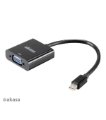 AKASA - adaptér miniDP na VGA - 20 cm