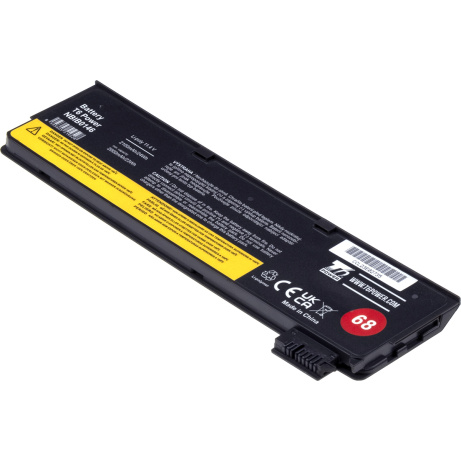 Baterie T6 Power pro Lenovo ThinkPad T440s, T450s, T460p, T470p, T550, 68, 2100mAh, 24Wh, 3cell