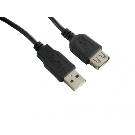 4World Kabel USB 2.0 AM-AF 0.75m Black