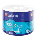VERBATIM CD-R 700MB, 52x, wrap 50 ks