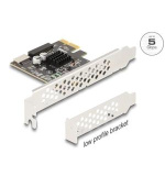 Delock Karta PCI Express x1 na 1 x interní USB 5 Gbps Type-E Key A a 1 x 19-pin zástrčkový USB - low profile