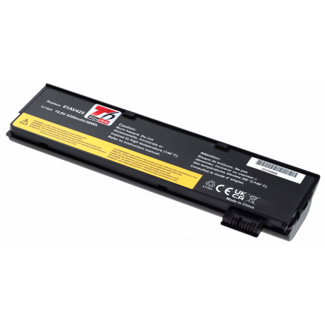 Baterie T6 Power pro Lenovo ThinkPad T470, T480, T570, T580, P51s, P52s, 5200mAh, 58Wh, 6cell