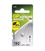 Alkalická knoflíková baterie GP LR41 (192F), 1 ks