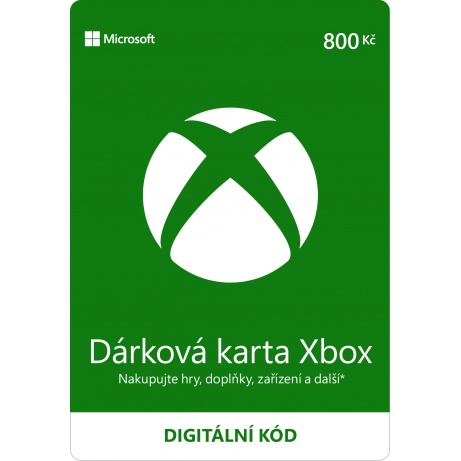 ESD XBOX - Dárková karta Xbox 800 Kč