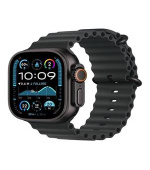 Apple Watch Ultra 2 (2024) 49mm Černý titan s černým oceánským řemínkem