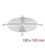 Delock Mřížka ventilátoru, 120 x 120 mm, stříbrná