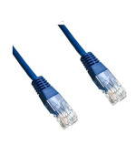 DATACOM Patch cord UTP CAT5E 1,5m modrý
