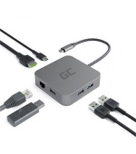 Green Cell HUB USB-C HDMI - 7 ports for MacBook Pro, Dell XPS, Lenovo X1 Carbon and others