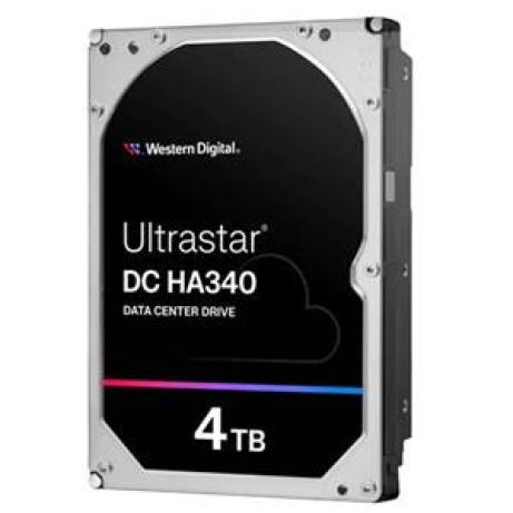 WD Ultrastar® HDD 4TB DC HA340 3.5in 26.1 4TB 256 7200RPM SATA ULTRA 512E SE NP3 DC HA340
