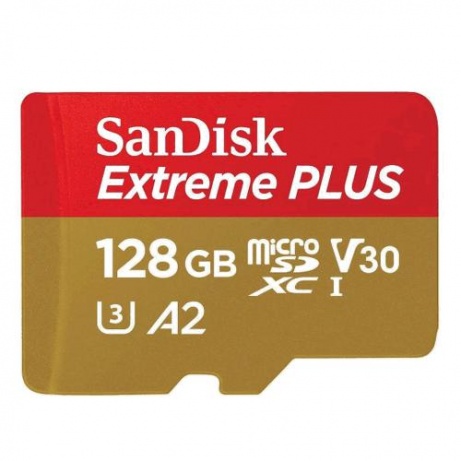 SanDisk Extreme Plus microSDXC 128GB 170MB/s +ada.