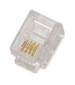 DATACOM Konektor RJ11 UTP lanko 6p4c bal.100ks