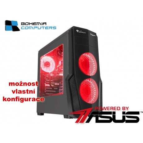 BOHEMIAPC - ASUS herní RYZEN 5 6X3.6GHZ/8GB DDR4/1TB HDD/RX550 4GB/ POWERED BY ASUS - BCR51600rx5504G