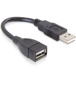 Delock USB 2.0 kabel, prodlužující A-A samec/samice 13 cm