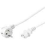 PremiumCord Kabel síťový 230V k počítači 2m bílý