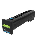 Lexmark CS820 Cyan Extra High Yield Return Program Toner Cartridge - 22 000 stran