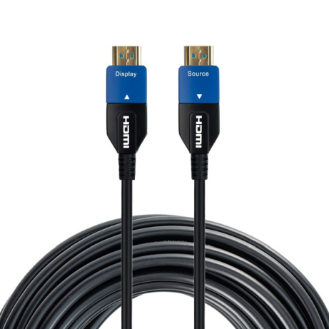 PremiumCord Ultra High Speed HDMI 2.1 optický kabel 8K@60Hz 4K@120Hz 5m zlacený