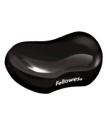 Fellowes Podložka pod zápěstí CRYSTAL gelová černá