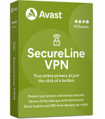 Avast SecureLine VPN Multi-device up to 10 device 3Y