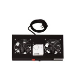 Digitus 19" větrací jednotka, 1U, 2 ventilátory, černá