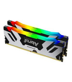 KINGSTON 64GB 6400MT/s DDR5 CL32 DIMM (Kit of 2) FURY Renegade RGB White XMP