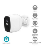Nedis WIFICBO32WT - SmartLife Venkovní Kamera | Wi-Fi | 4MP Quad HD 1440p | IP66 | Cloud / Micro SD | 5 V DC | Noční vid