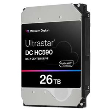 WD Ultrastar HDD 26TB DC HC590 3.5in 26.1 512 7200RPM SAS ULTRA 512E SE P3 (WUH722626AL5204)