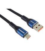 PremiumCord SuperFast 5A USB-C - USB-A 2.0, 1,5m