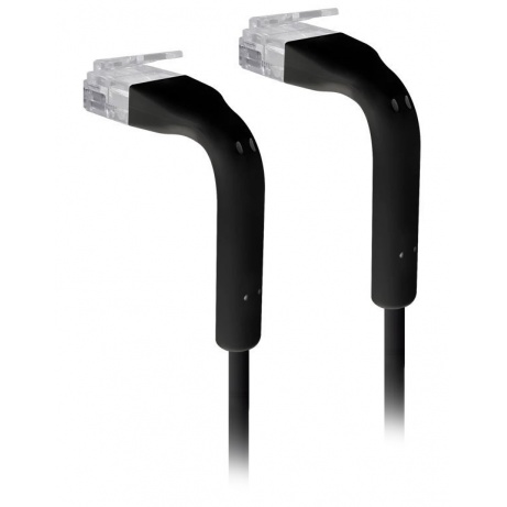 Ubiquiti U-Cable-PATCH-RJ45-BK, Ethernet Patch Kabel, 0,1m (0,22m s konektory), Cat6, černý