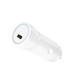 ER POWER 20W USB-C PD autonabíječka - bílá