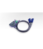 ATEN KVM switch CS-62S PS/2 2PC mini vč. kabeláže 0,9m