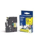 Brother - TZe-631, žlutá / černá (12mm, laminovaná)