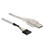 Delock kabel USB 2.0-A samec na pinový konektor
