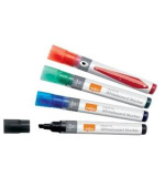 Nobo popisovače na tabule s širokým hrotem, 10 ks v balení, směs 4 berev