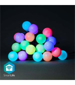Nedis WIFILP03C20 SmartLife světelný řetěz | Wi-Fi | RGB | 20 LED's | 10 m | Android™ / IOS
