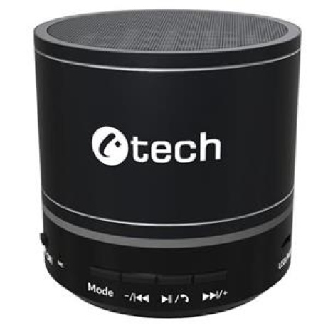C-TECH reproduktor SPK-08B, bluetooth, baterie, USB-C, černý