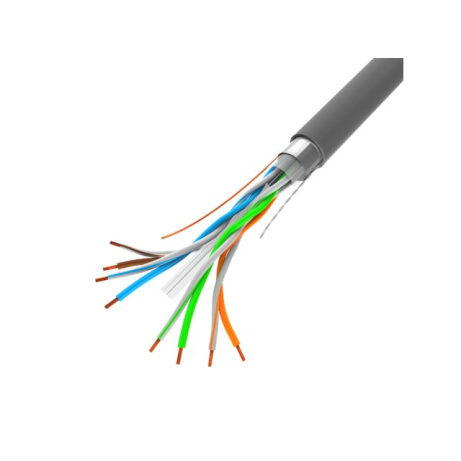 LANBERG FTP kabel CAT.6, Cu, délka 305m, šedý, CPR + Fluke passed, PVC