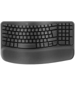 Logitech klávesnice Wave keys - bezdrátová/bluetooth/ergonomická/CZ/SK - grafitová