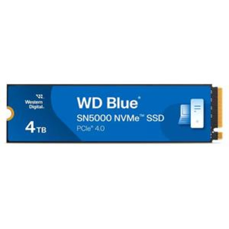 WD BLUE SSD NVMe 4TB WDS400T4B0E PCIe SN5000, Gen4, (R:5500, W:5000MB/s)