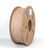 Gembird tisková struna (filament), PLA, 1,75mm, 1kg, přírodní dřevo