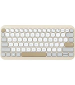 ASUS klávesnice KW100 Oat Milk - bezdrátová/bluetooth/CZ/SK/krémová with copilot key