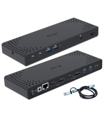 i-tec USB 3.0 / USB-C / Thunderbolt Dual Display Docking Station, PD 100W