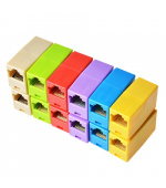 W-Star Spojka RJ45 (UTP), cat5, fialová