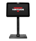 10,1" LCD barevný zákaznický monitor Virtuos SD1010R, USB, černý