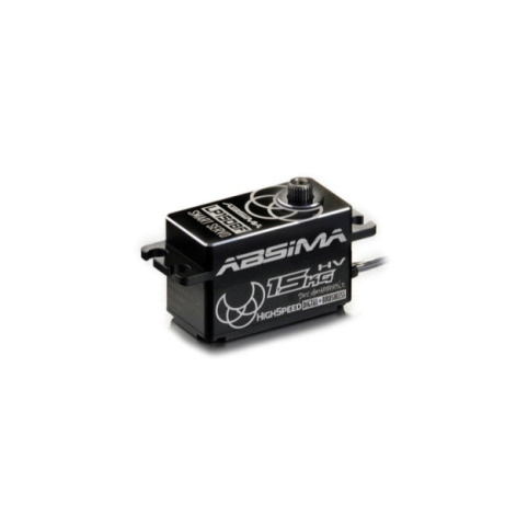 Servo Absima HV LP15DBF Alu Digital, Low Profile, voděodolné IP65, 12kg/cm 0,07s/60st.