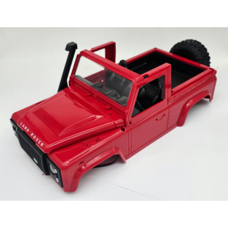 Červená karoserie pro RC auto RMT LAND ROVER 1/12 bez střechy